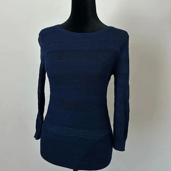 Old Navy Blue Knit Sweater - Picture 1 of 7
